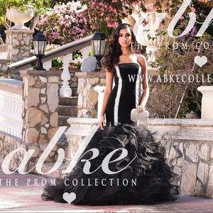 🖤NWT Mermaid Gown Prom Pageant Evening